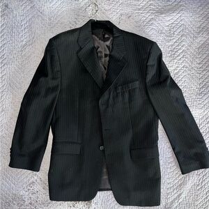 Pinstripe suit jacket